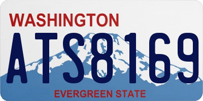 WA license plate ATS8169