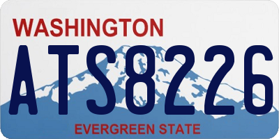 WA license plate ATS8226