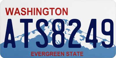 WA license plate ATS8249
