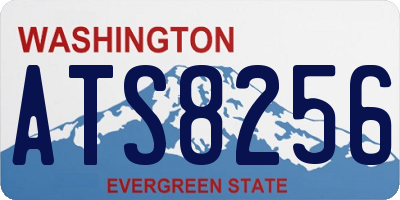 WA license plate ATS8256