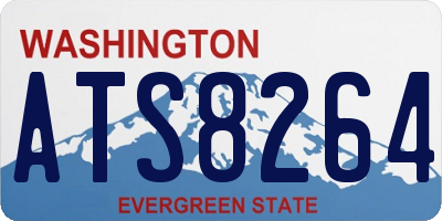 WA license plate ATS8264
