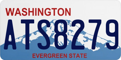 WA license plate ATS8279