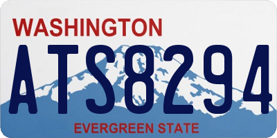 WA license plate ATS8294