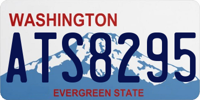 WA license plate ATS8295