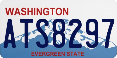 WA license plate ATS8297