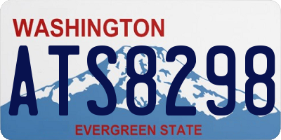 WA license plate ATS8298