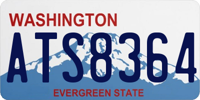 WA license plate ATS8364