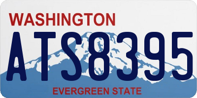 WA license plate ATS8395