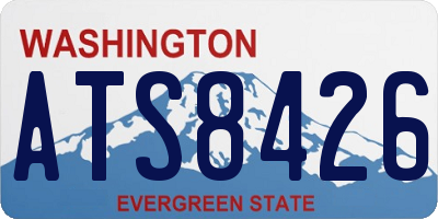 WA license plate ATS8426