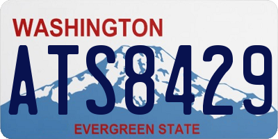WA license plate ATS8429
