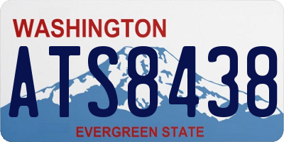 WA license plate ATS8438