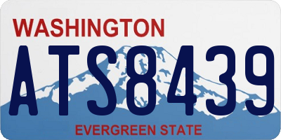 WA license plate ATS8439
