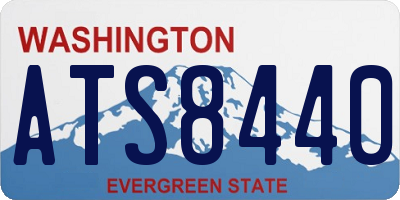 WA license plate ATS8440