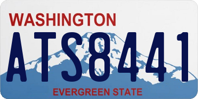 WA license plate ATS8441
