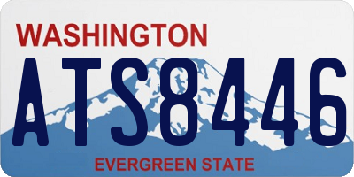 WA license plate ATS8446