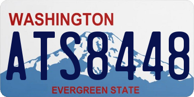 WA license plate ATS8448