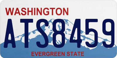 WA license plate ATS8459