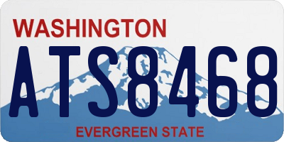WA license plate ATS8468