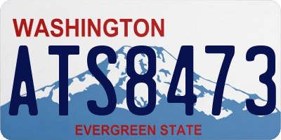 WA license plate ATS8473