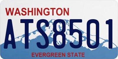 WA license plate ATS8501