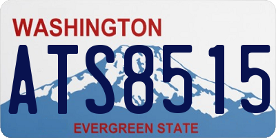 WA license plate ATS8515