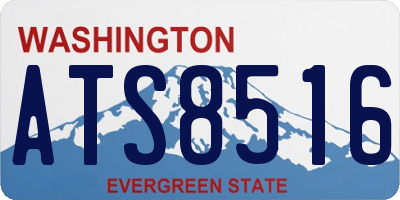 WA license plate ATS8516