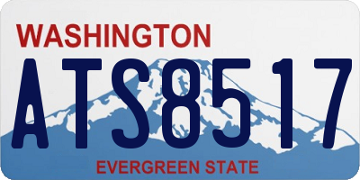 WA license plate ATS8517
