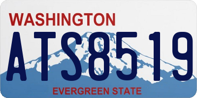 WA license plate ATS8519