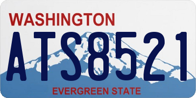WA license plate ATS8521