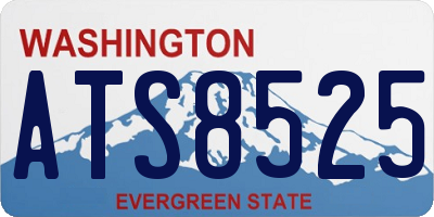 WA license plate ATS8525