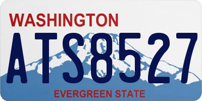 WA license plate ATS8527