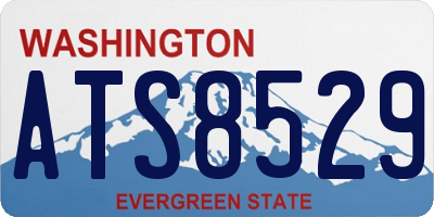 WA license plate ATS8529