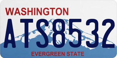 WA license plate ATS8532