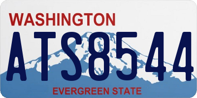 WA license plate ATS8544