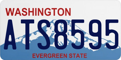 WA license plate ATS8595