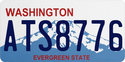 WA license plate ATS8776