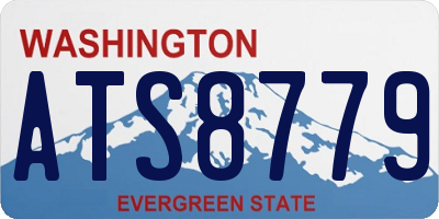 WA license plate ATS8779