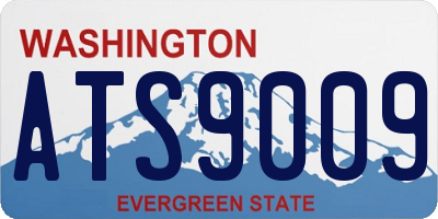 WA license plate ATS9009
