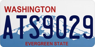 WA license plate ATS9029