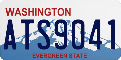 WA license plate ATS9041