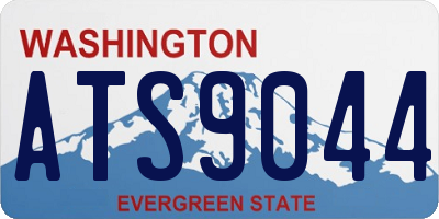 WA license plate ATS9044