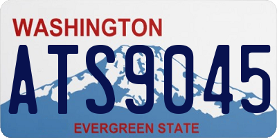 WA license plate ATS9045