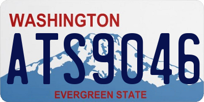 WA license plate ATS9046