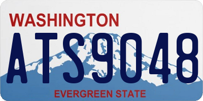 WA license plate ATS9048