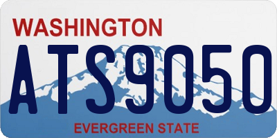 WA license plate ATS9050