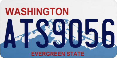 WA license plate ATS9056