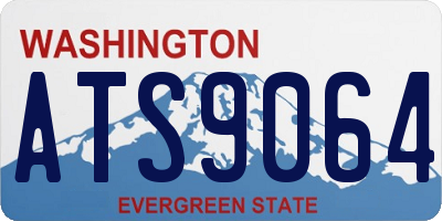 WA license plate ATS9064