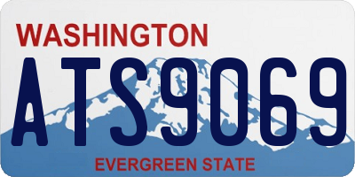 WA license plate ATS9069