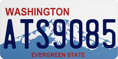 WA license plate ATS9085