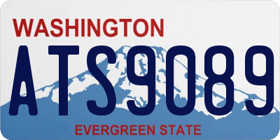 WA license plate ATS9089